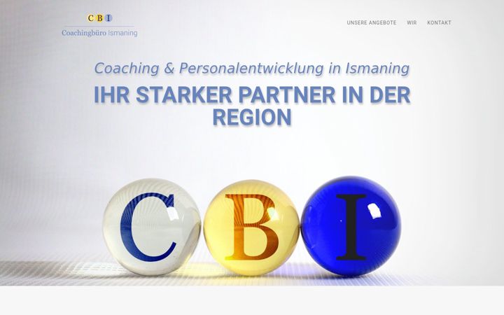 Screenshot of coachingbuero-ismaning.de