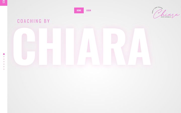 Screenshot of coachingbychiara.de