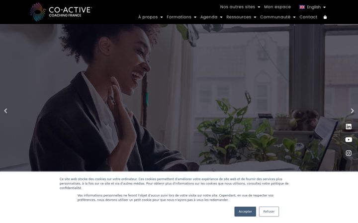 Screenshot of coachingcoactive.com