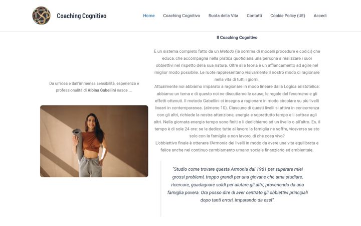 Screenshot of coachingcognitivo.it