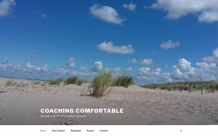 Screenshot van coachingcomfortable.nl