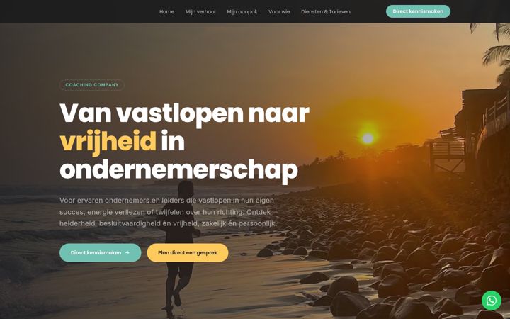 Screenshot van coachingcompany.nl