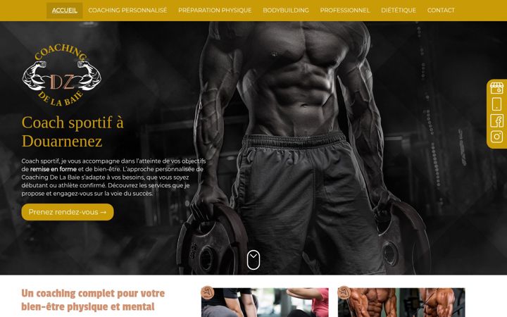 Screenshot of coachingdelabaie-sport-nutrition.fr