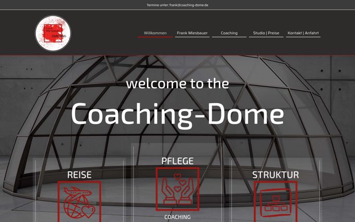 Screenshot of coachingdome.com