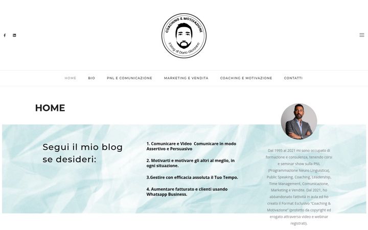 Screenshot of coachingemotivazione.it