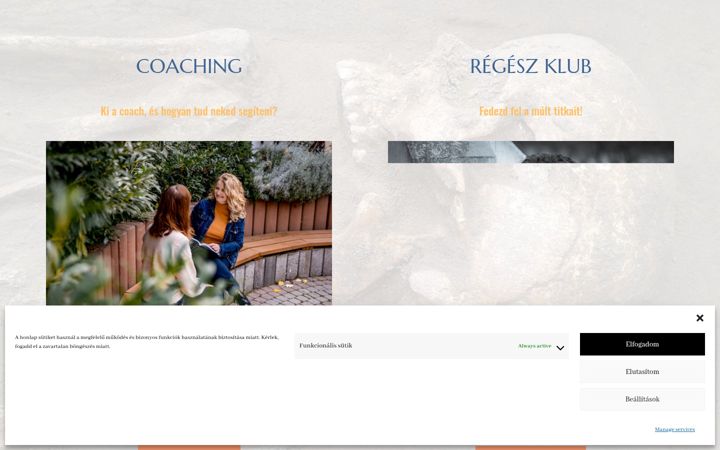 Screenshot του coachingesregeszet.hu