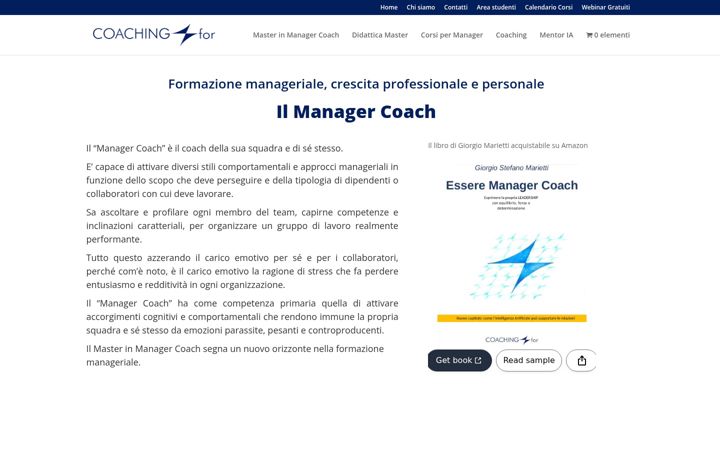 Captură de ecran a coachingfor.net