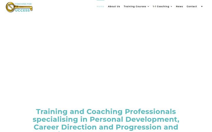 Zrzut ekranu coachingforsuccess.ie