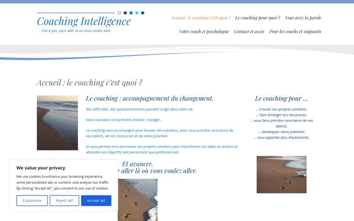 Screenshot of coachingintelligence.be