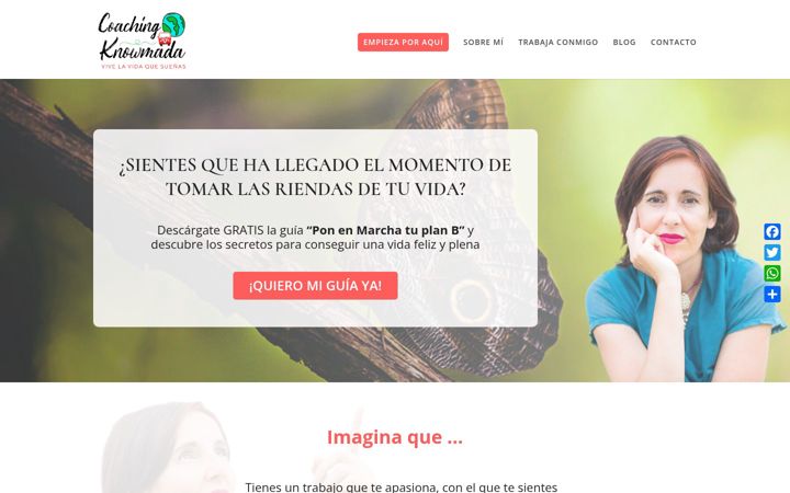 Screenshot of coachingknowmada.com