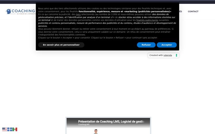 Screenshot of coachinglms.com