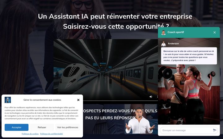 Ekrano kopija coachingmania.fr