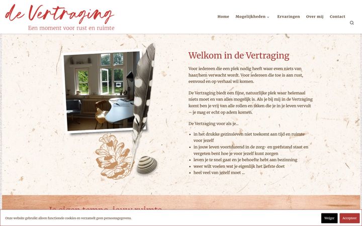 Screenshot van coachingmetzorg.nl