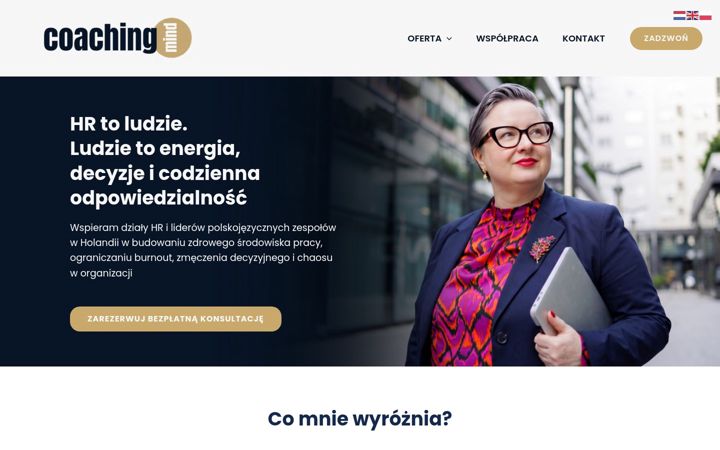 Skjámynd af coachingmind.eu
