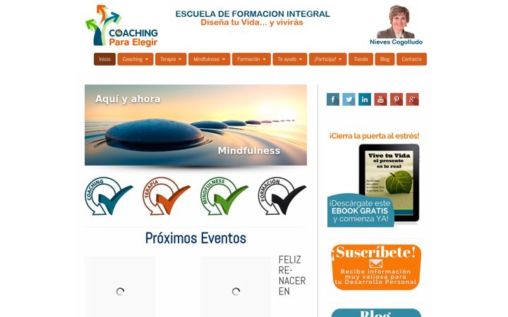 Screenshot of coachingparaelegir.com