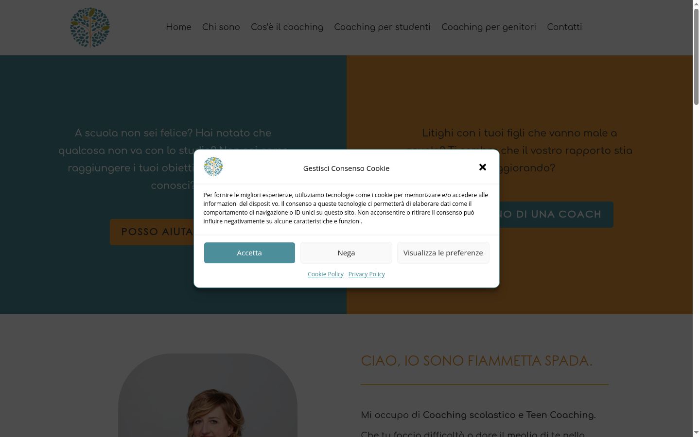 Screenshot des Einwilligungsbanners vor jeglicher Interaktion