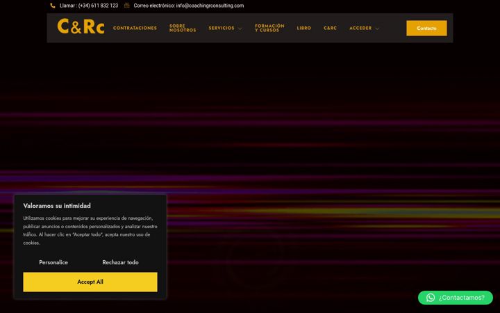 Screenshot of coachingrconsulting.com