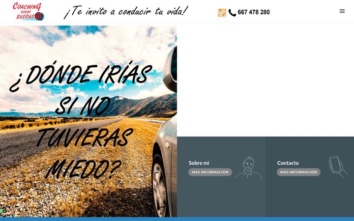 Screenshot of coachingsobreruedas.es