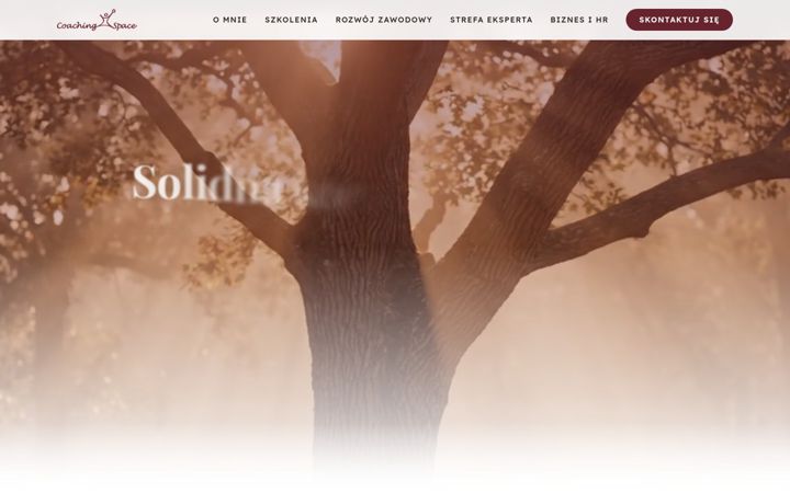 Screenshot of coachingspace.pl