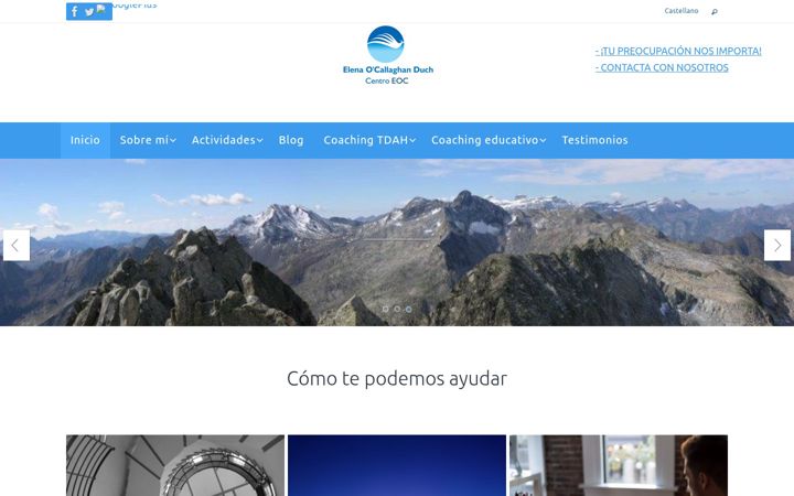 Screenshot of coachingtdah.com