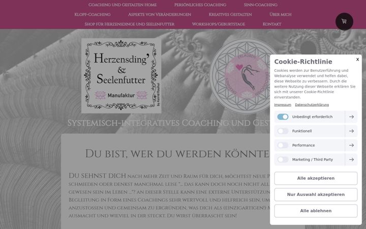 Screenshot of coachingundgestalten.de