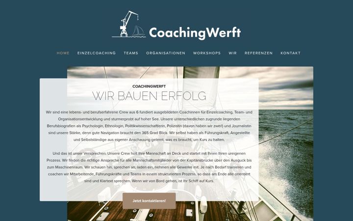 Screenshot of coachingwerft.com