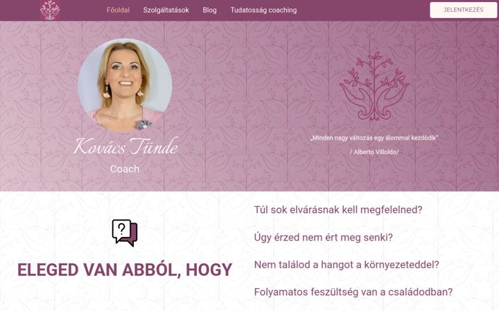 Screenshot του coachkovacstunde.hu