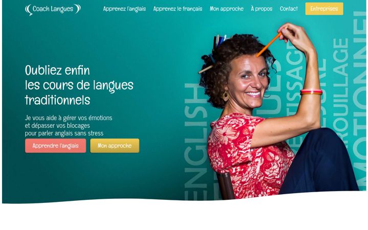 Screenshot of coachlangues.com
