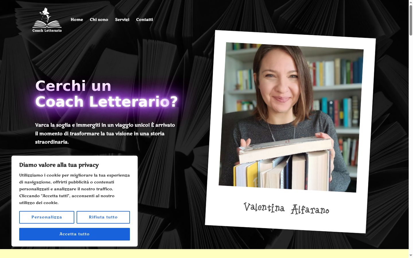 Screenshot tal-banner tal-kunsens muri qabel kwalunkwe interazzjoni