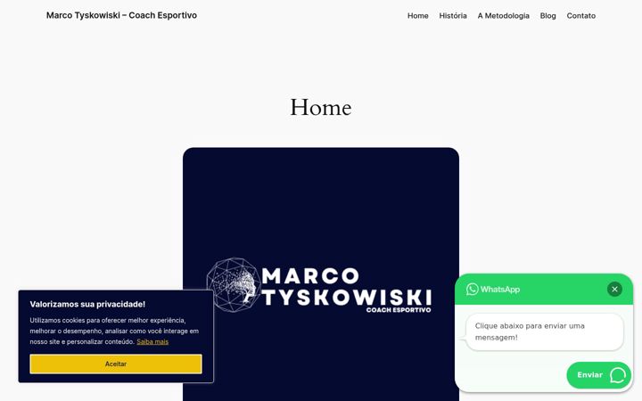 Posnetek zaslona coachmarco.com.br