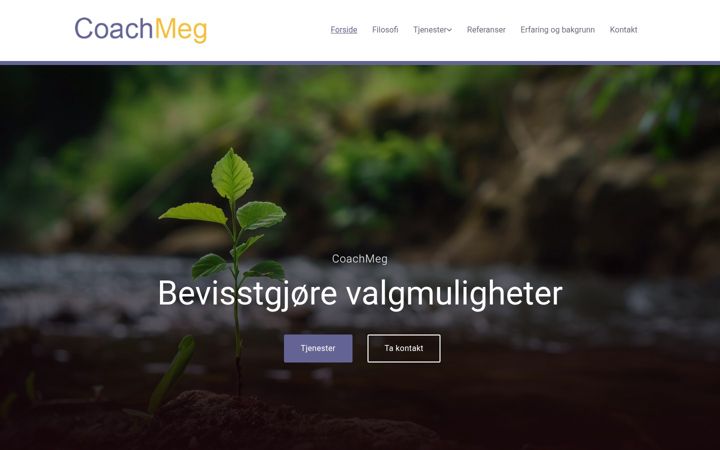 Ekrano kopija coachmeg.no