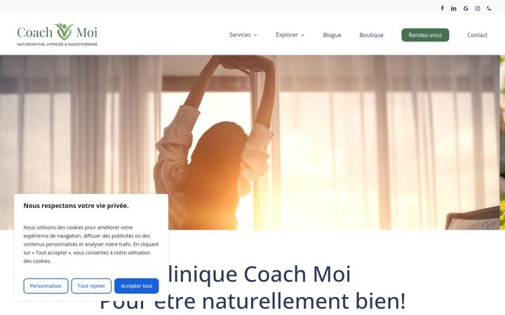 Screenshot of coachmoi.com