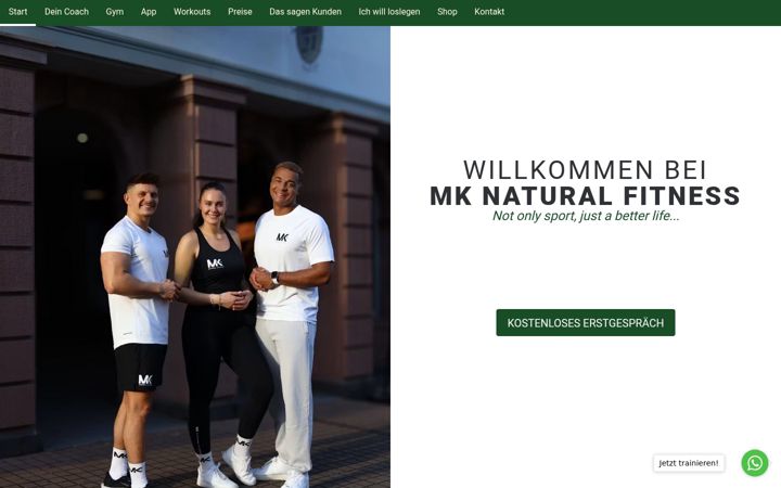 Screenshot of coachmoussa.de