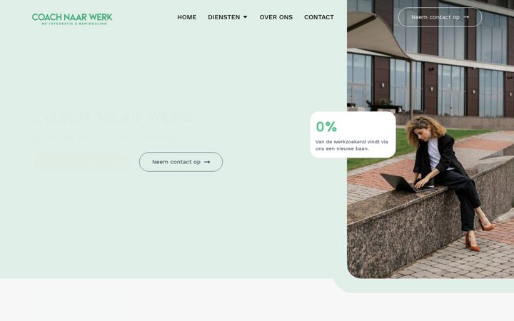 Screenshot του coachnaarwerk.nl