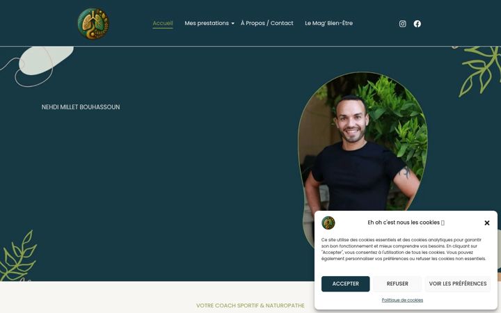 Screenshot of coachnaturovaucluse.fr