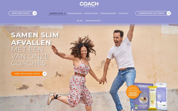 Screenshot του coachnutrition.nl