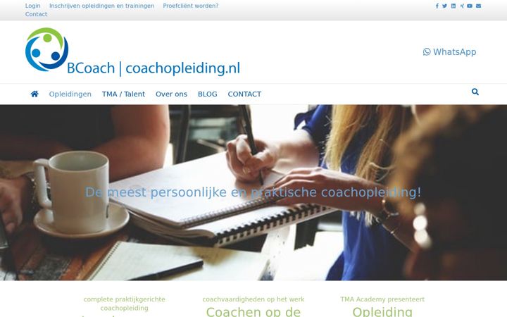 Screenshot του coachopleiding.nl