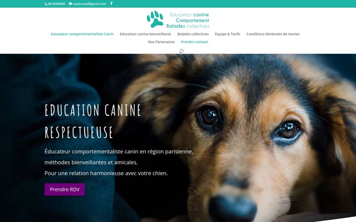 Screenshot of coachouaf.fr
