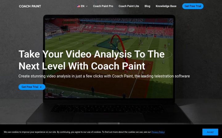 Screenshot of coachpaint.com