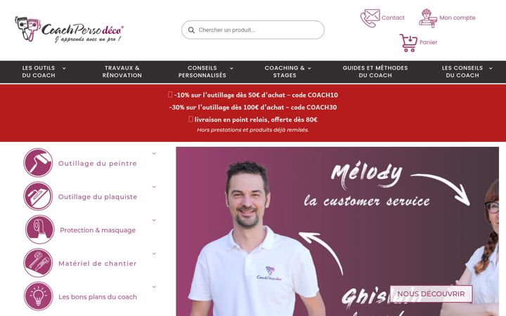 Ekrano kopija coachpersodeco.fr