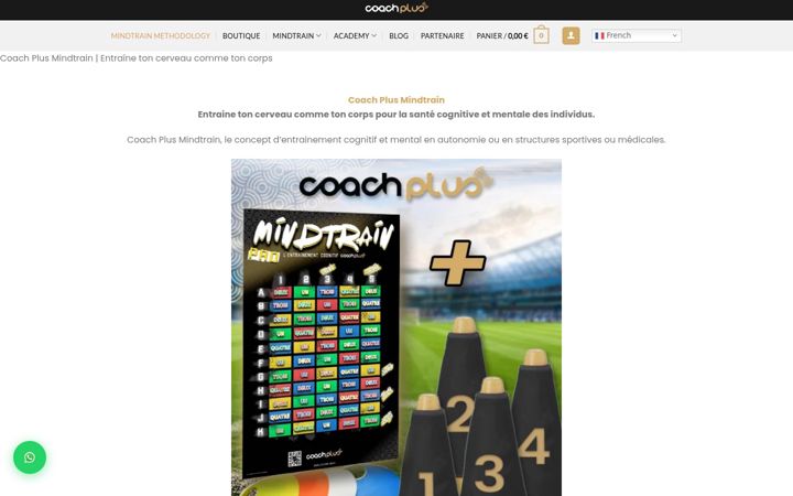 Screenshot of coachplus.fr