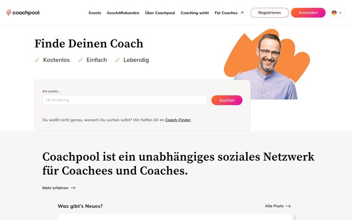 Screenshot of coachpool.com