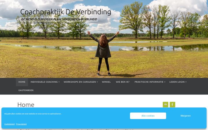 Ekrānuzņēmums no coachpraktijkdeverbinding.nl