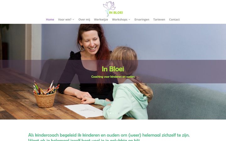 Ekrānuzņēmums no coachpraktijkinbloei.nl