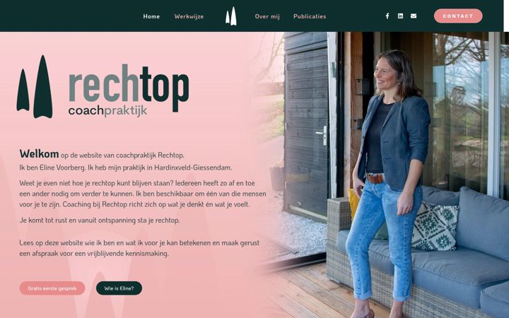 Ekrānuzņēmums no coachpraktijkrechtop.nl