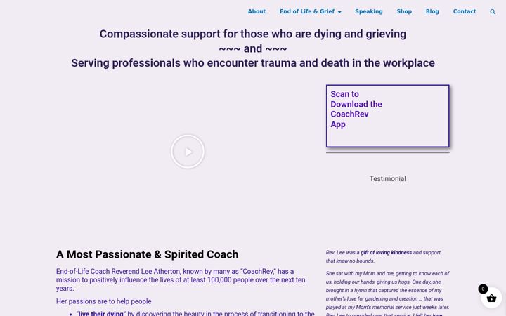 Screenshot of coachrev.com