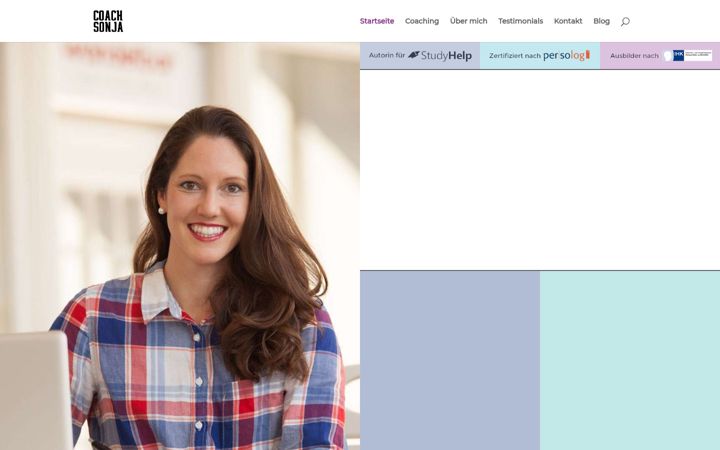 Screenshot of coachsonja.de