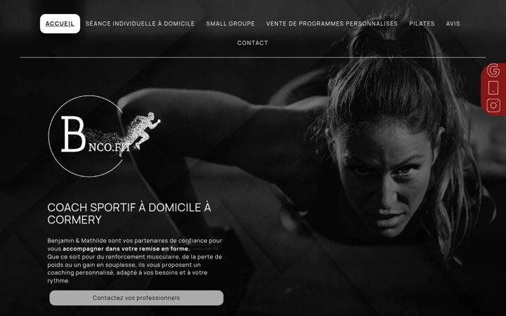 Screenshot of coachsportif37.fr