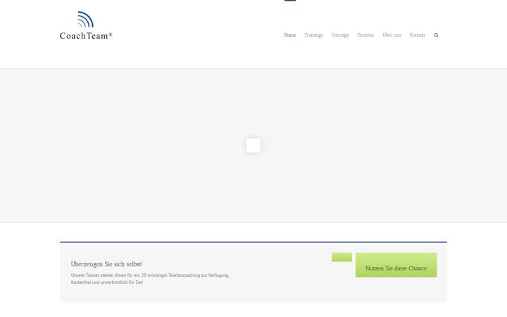 Screenshot of coachteam.de