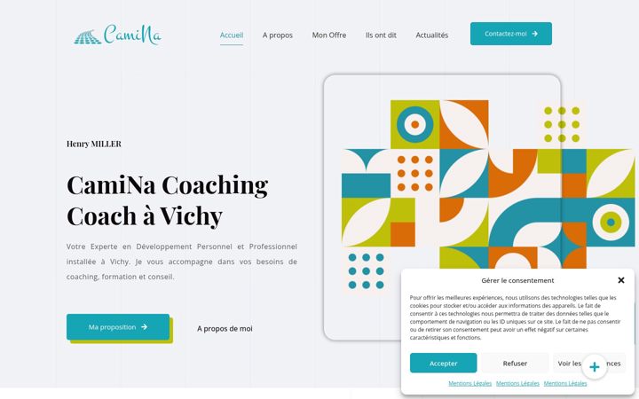 Screenshot of coachvichy.fr